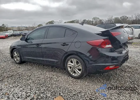 2019 Hyundai Elantra Sel z USA, uszkodzony, nr VIN 5NPD84LF9KH439110